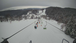 Lanovka - pohled dolů