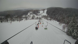 Lanovka - pohled dolů