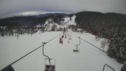 Lanovka - pohled dolů