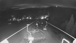 Lanovka - pohled dolů