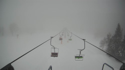 Lanovka - pohled dolů