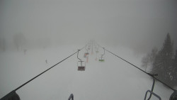 Lanovka - pohled dolů