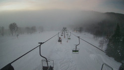 Lanovka - pohled dolů