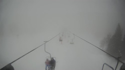 Lanovka - pohled dolů