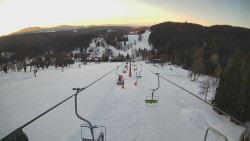 Lanovka - pohled dolů