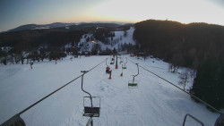 Lanovka - pohled dolů