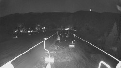 Lanovka - pohled dolů