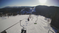 Lanovka - pohled dolů