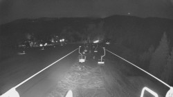 Lanovka - pohled dolů