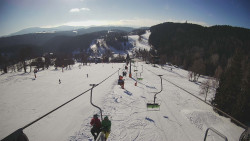 Lanovka - pohled dolů