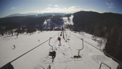 Lanovka - pohled dolů