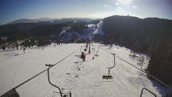 Lanovka - pohled dolů