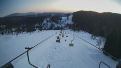 Lanovka - pohled dolů