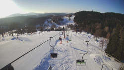 Lanovka - pohled dolů