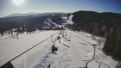 Lanovka - pohled dolů