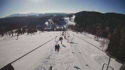 Lanovka - pohled dolů