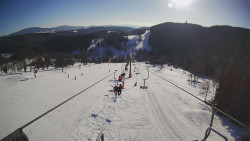 Lanovka - pohled dolů