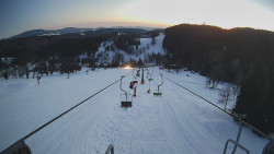 Lanovka - pohled dolů