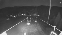 Lanovka - pohled dolů