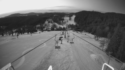 Lanovka - pohled dolů