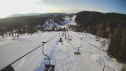 Lanovka - pohled dolů