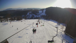 Lanovka - pohled dolů