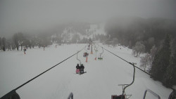 Lanovka - pohled dolů