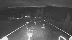 Lanovka - pohled dolů