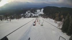 Lanovka - pohled dolů