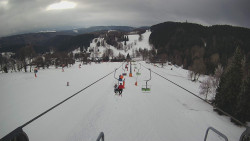 Lanovka - pohled dolů