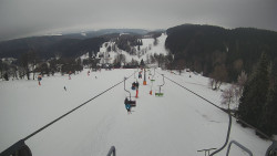 Lanovka - pohled dolů