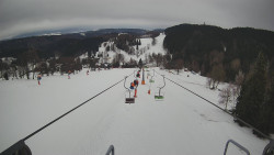 Lanovka - pohled dolů