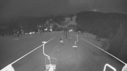 Lanovka - pohled dolů