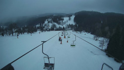 Lanovka - pohled dolů