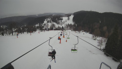 Lanovka - pohled dolů