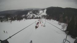 Lanovka - pohled dolů