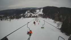 Lanovka - pohled dolů