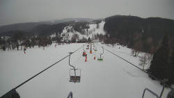 Lanovka - pohled dolů