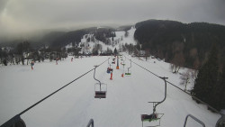 Lanovka - pohled dolů