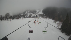 Lanovka - pohled dolů