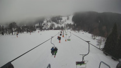 Lanovka - pohled dolů