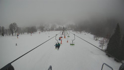 Lanovka - pohled dolů