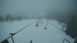 Lanovka - pohled dolů