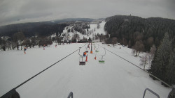 Lanovka - pohled dolů