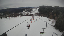 Lanovka - pohled dolů