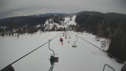 Lanovka - pohled dolů