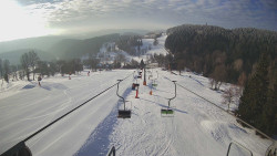 Lanovka - pohled dolů