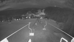 Lanovka - pohled dolů