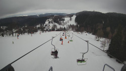 Lanovka - pohled dolů