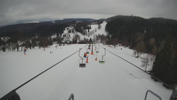 Lanovka - pohled dolů